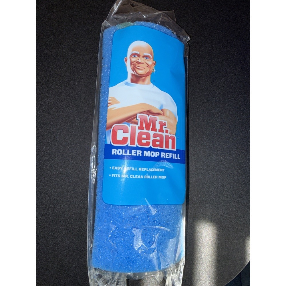 Mr Clean Roller‎ Mop Refill Classic Blue Absorbent Scrubbing Sponge